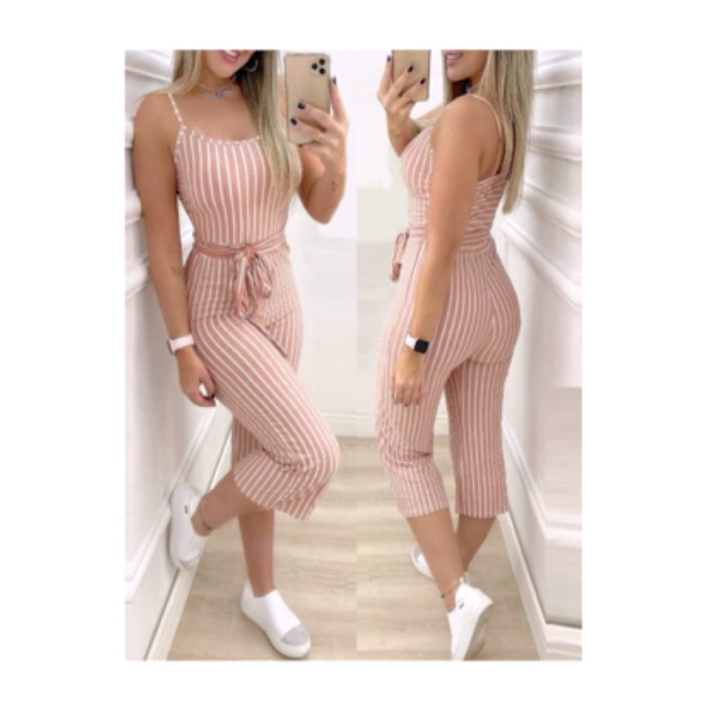 Pink jumpsuit